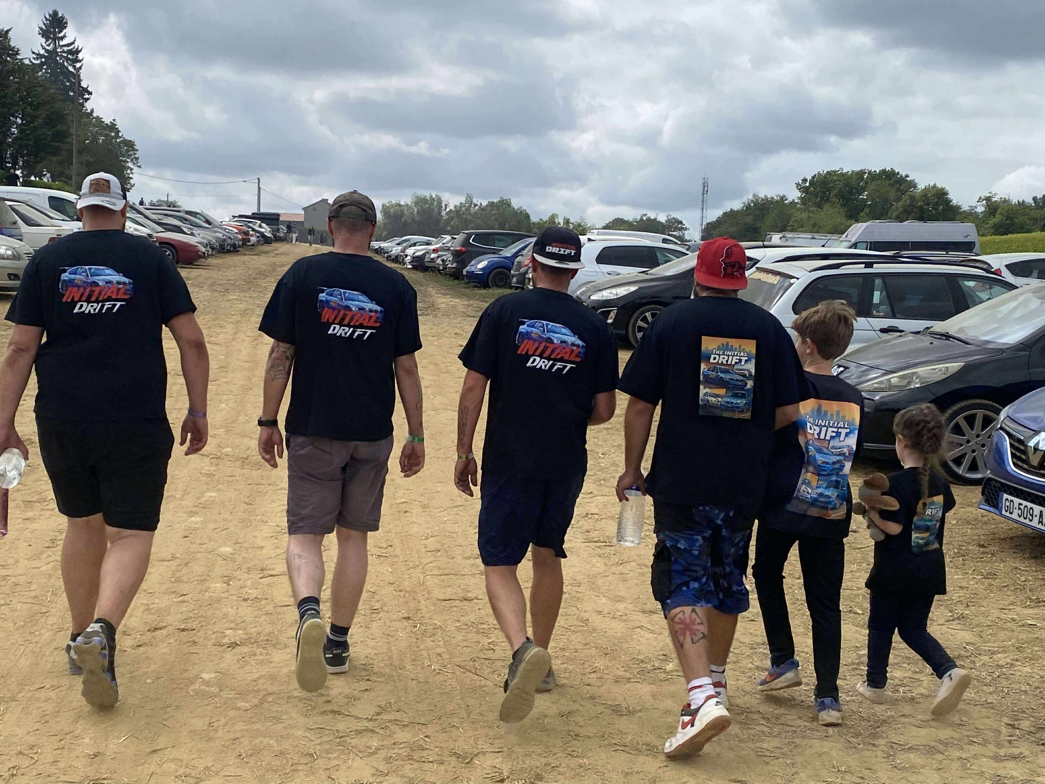Des membres de l'équipe Initial DRIFT